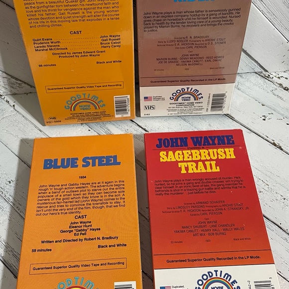 VHS John Wayne Film Fest 4 classic movie set - Picture 3 of 5